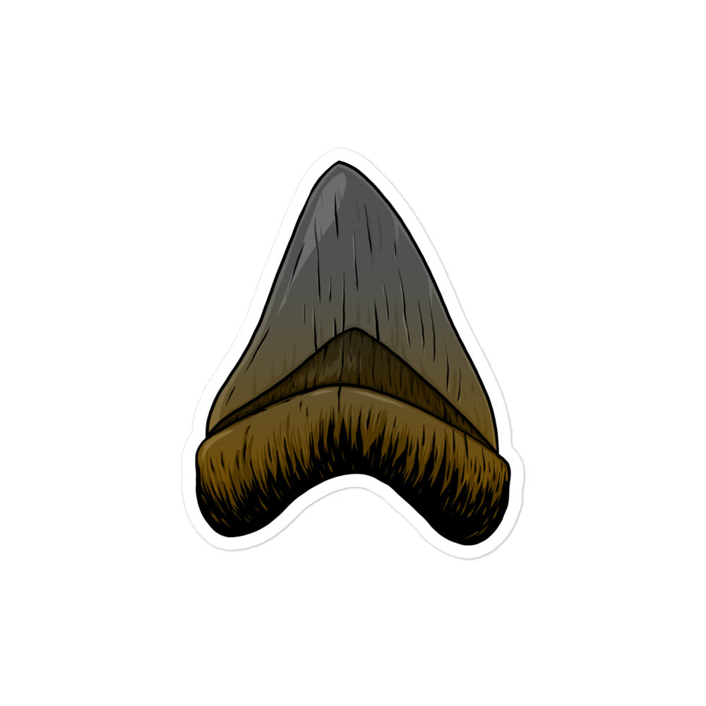 Megalodon Tooth Bubble-free stickers